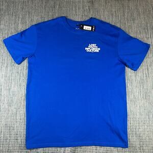 Lost Youth Influence Culture Blue T Shirt Mens Sz L New